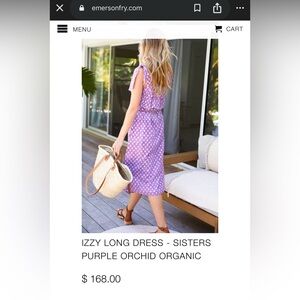 Emerson Fry India Collection Izzy Dress Small Organic